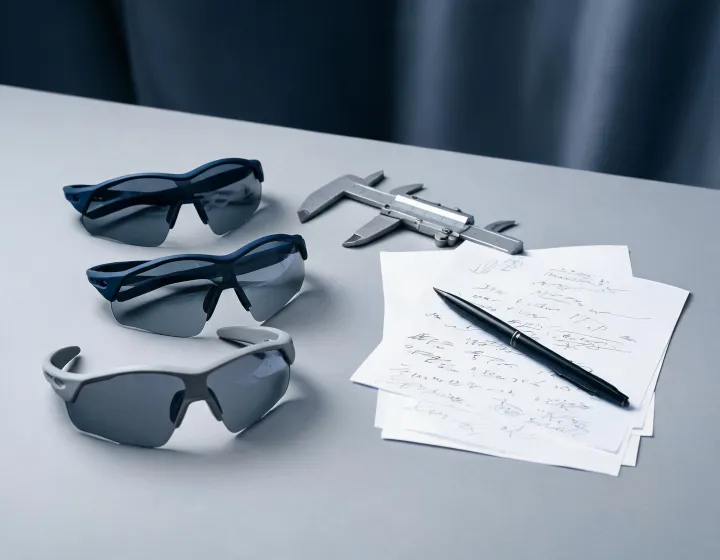Independent sourcing desk reviewing cycling sunglass specifications